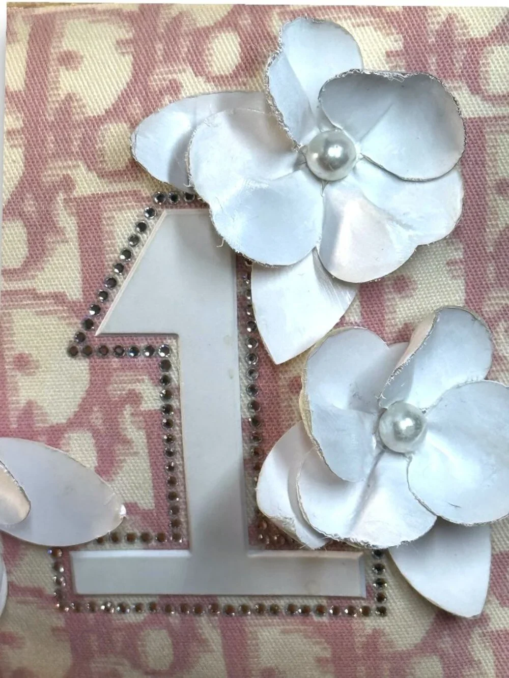 Christian Dior Vintage Y2K Girly No. 1 Trotter Monogram Flower Bag with COA